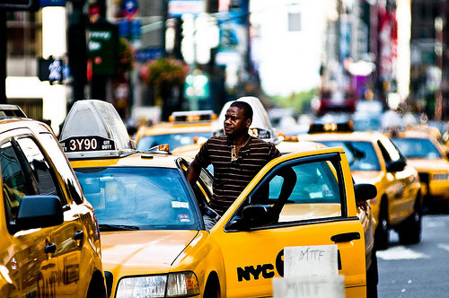 "penn station cab driver" captured by Andre Stoeriko