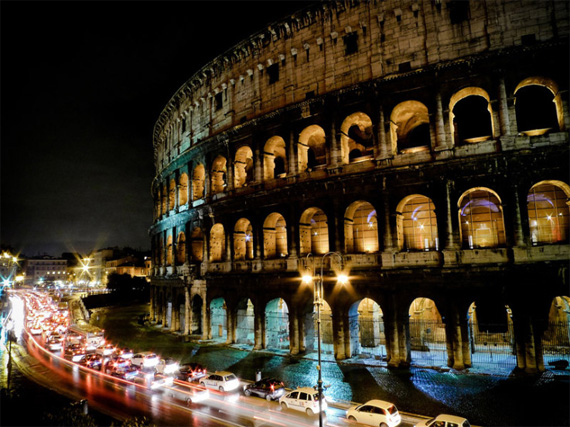 fstop-shutter4 "Colisseum by night" captured by Francois Novecento Boutiee