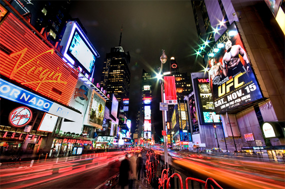 times square hyperfocal photo