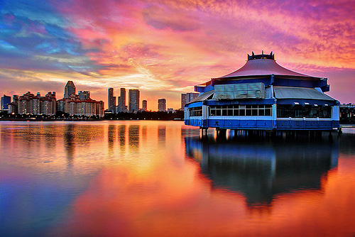 sunset color in photography