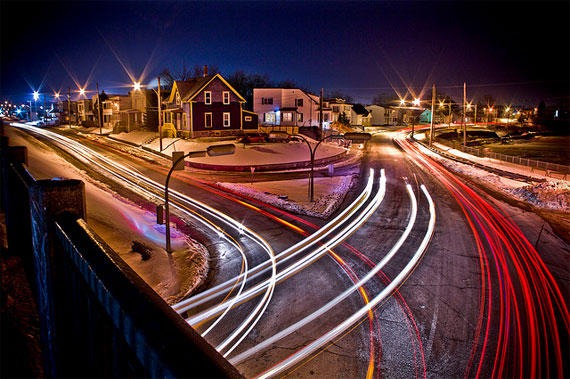 light trail photography