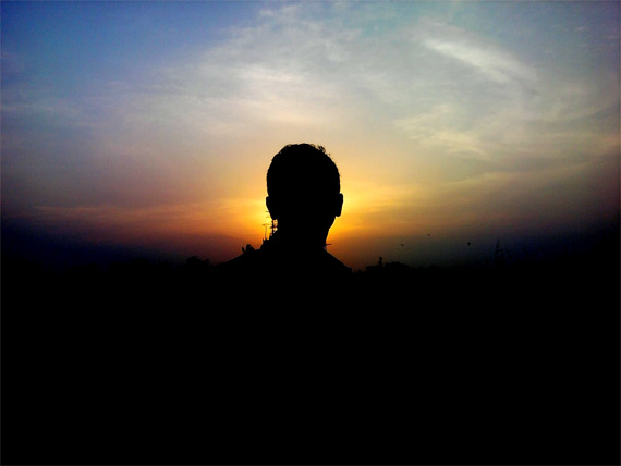 silhouette photography portrait