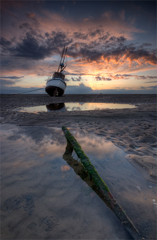 landscape night prior to photography