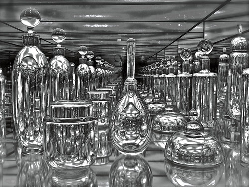 photographing glass