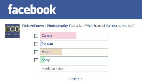 facebook camera poll