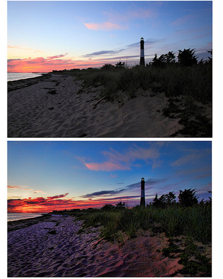 different exposures