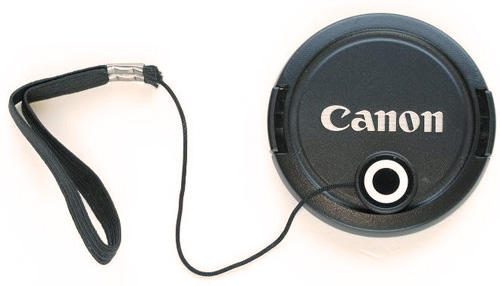 canon lens cap strap