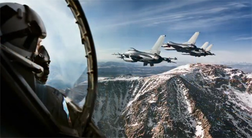 photographing f16 fighter jets