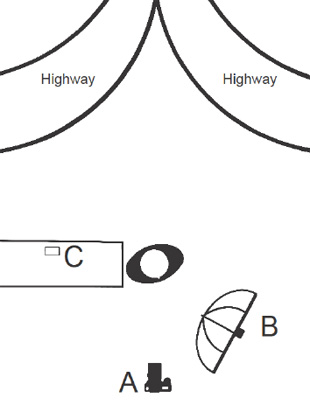 flash setup diagram