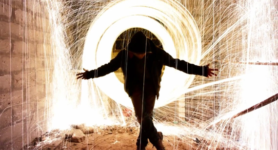 steel wool photography