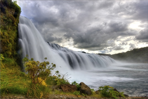 photo of waterfall