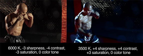 dslr video color tones