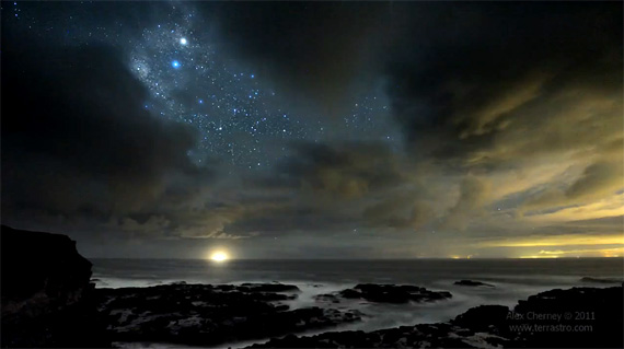 ocean sky time lapse