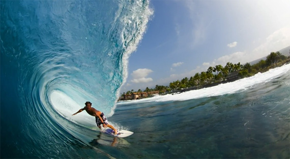 photographing surfers