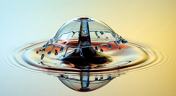 water drop photography