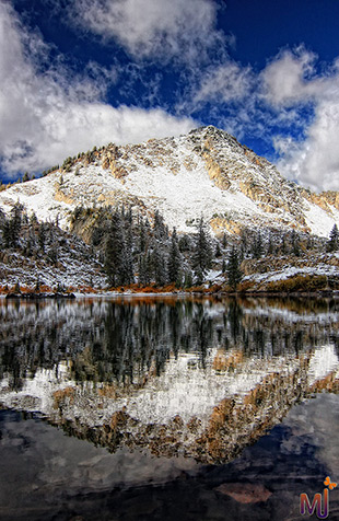 photographing snow