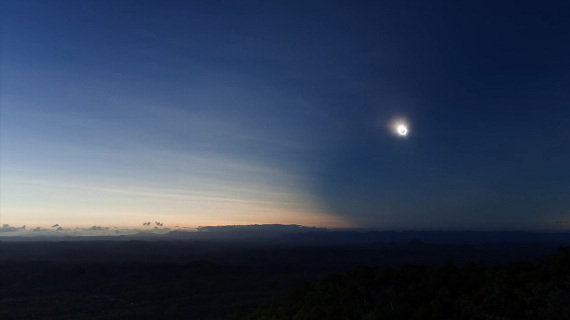 solar eclipse timelapse