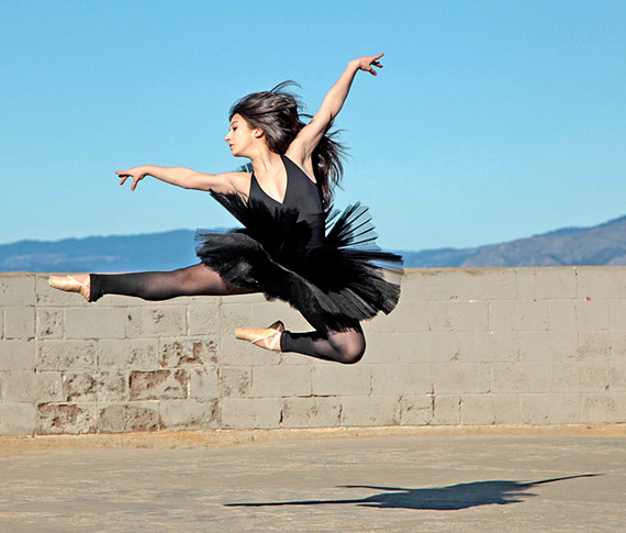 jumping dancer