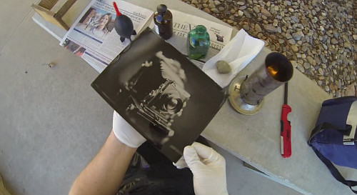 drying tintype