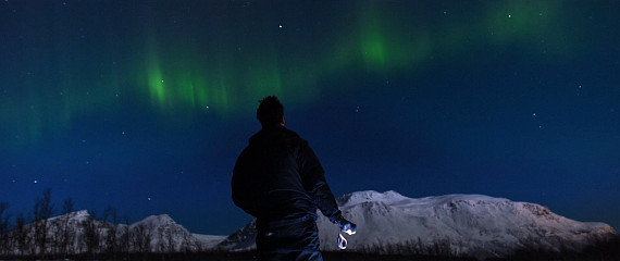 Lockerbie observing northern lights