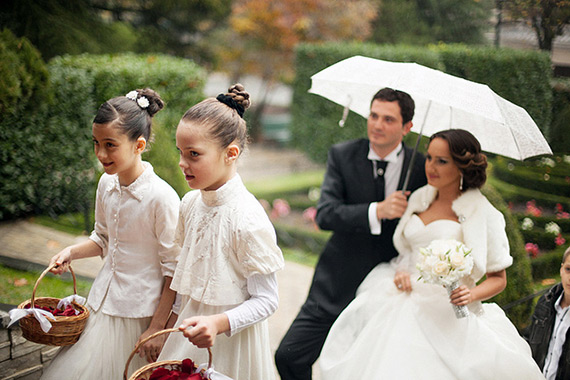 flower girls wedding photo