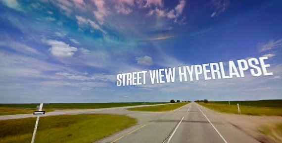 timelapse made with google street view