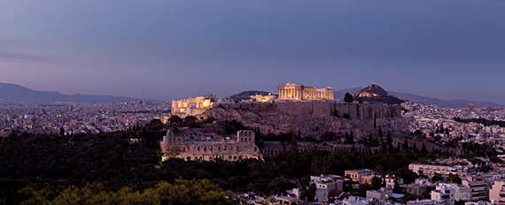 panorama greece