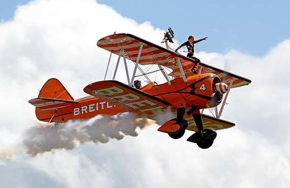 air show close up