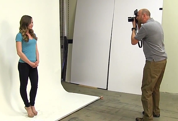 shooting a white background