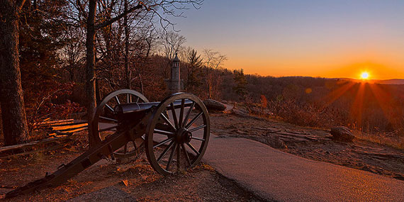 wide angle sunset photography