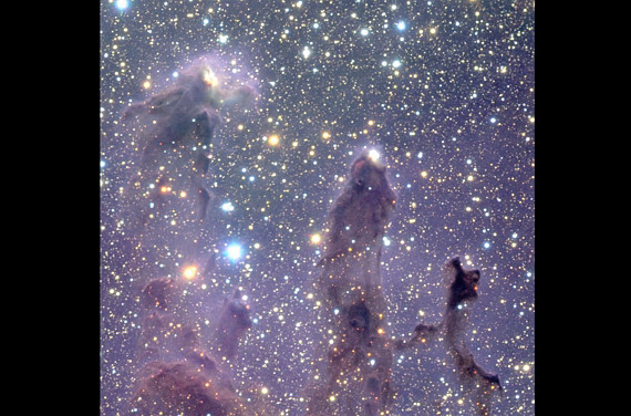 eagle nebula infrared image planets stars