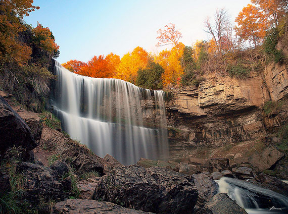 "Webster Falls Revisited" captured by Paul Bica on Flickr.