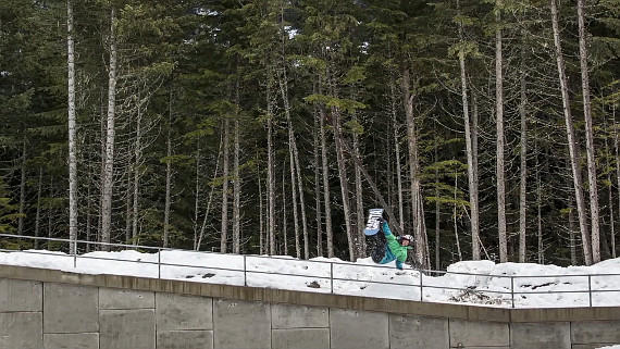 snowboarding mountains trick jump air photography stunt