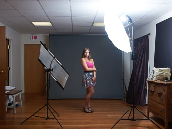 young girl photoshoot