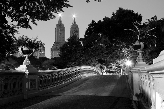 "Bow Bridge at Dusk" captured by James Maher