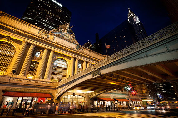 "Grand Central Station and Chrysler Building" captured by James Maher.