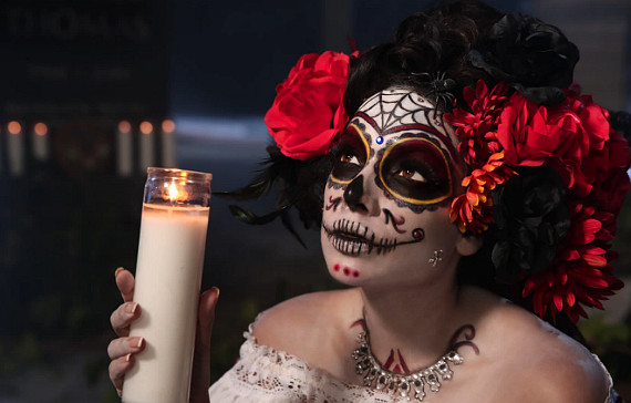 eerie fantasy dead day portrait setup