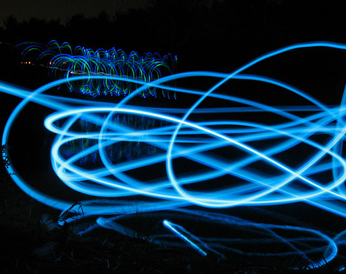 "Light Painting the Pond 1" captured by Jeremy Jackson (Click image to see more from Jackson)