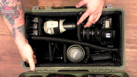 photography gear packing organizing camera equipment