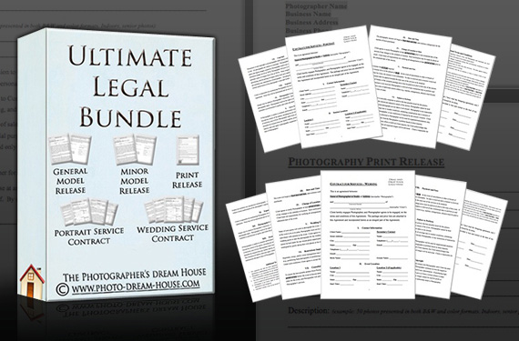 Bundle of Contract & Release Templates for Photography Businesses