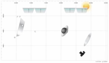 lighting diagram reflector