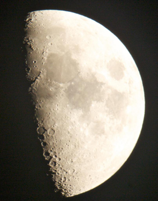 moon at night