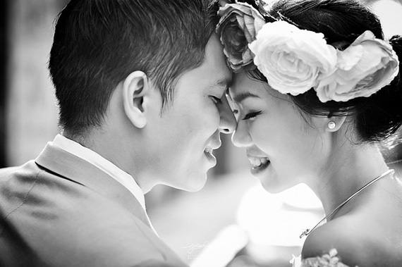 wedding couple portrait