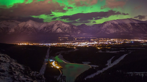 northern lights timelapse