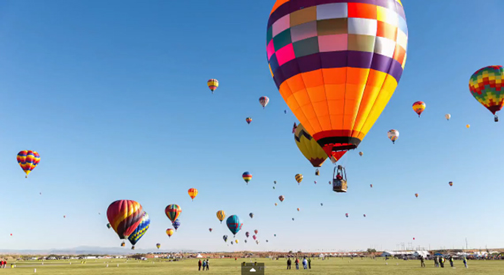 hot air balloon timelapse