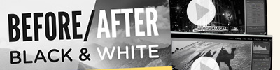 before after black white