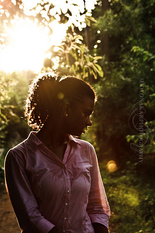 outdoor self portrait