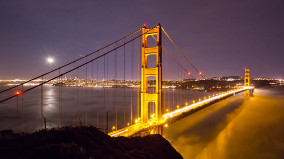 timelapse Golden Gate