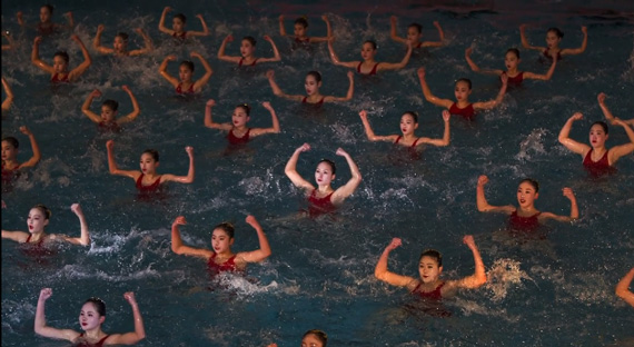 north korea swimming