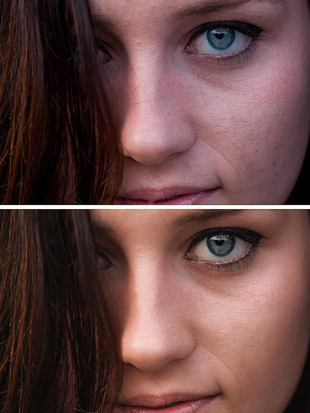 skin retouching photoshop